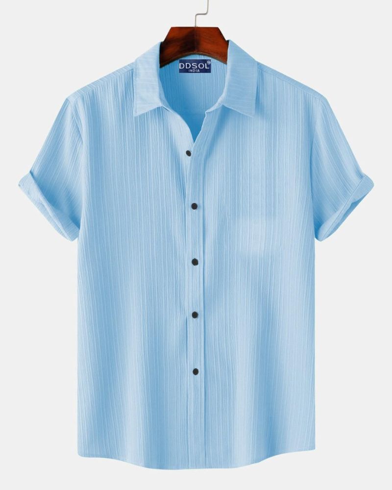 BlueWave Men's Classic Dual Tone Shirt Combo