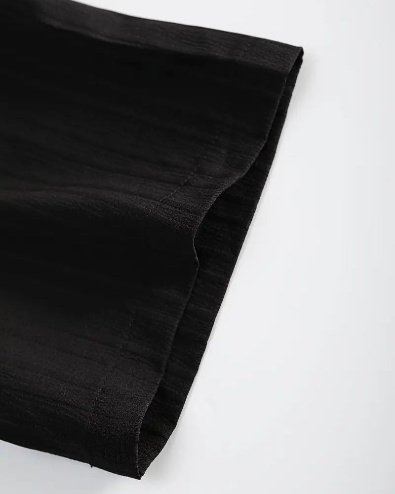 Shadow Luxe Loungewear – Men's Black Co-ord Lounge Set