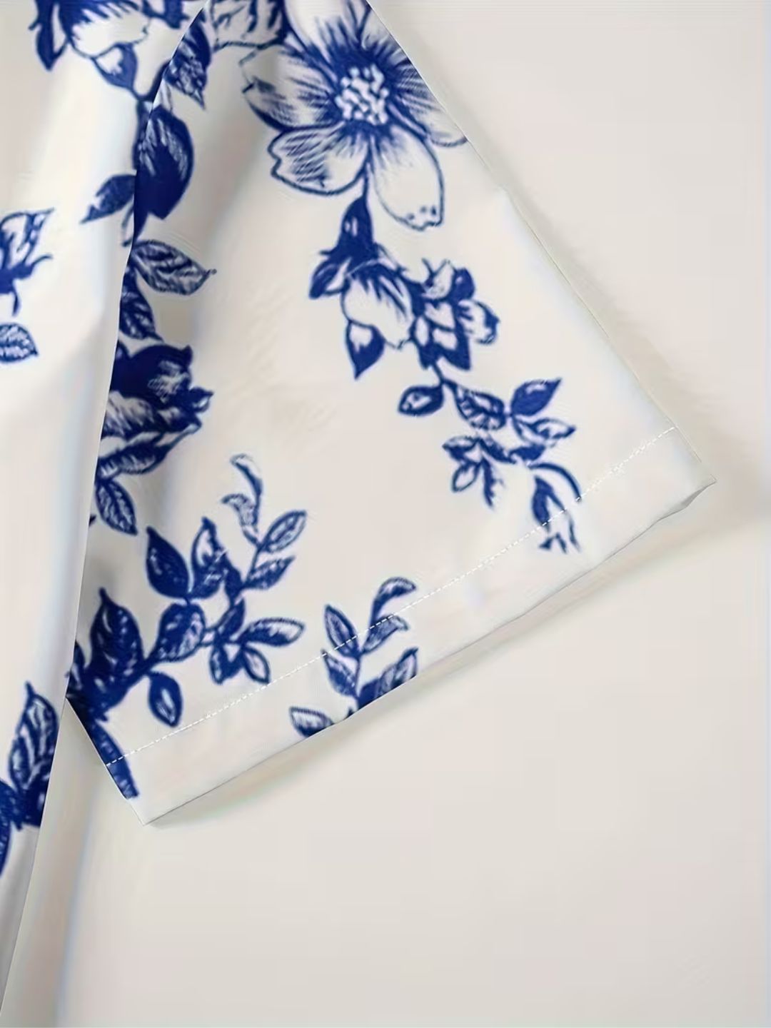 Coastal Bloom Printed Shirt for Men
