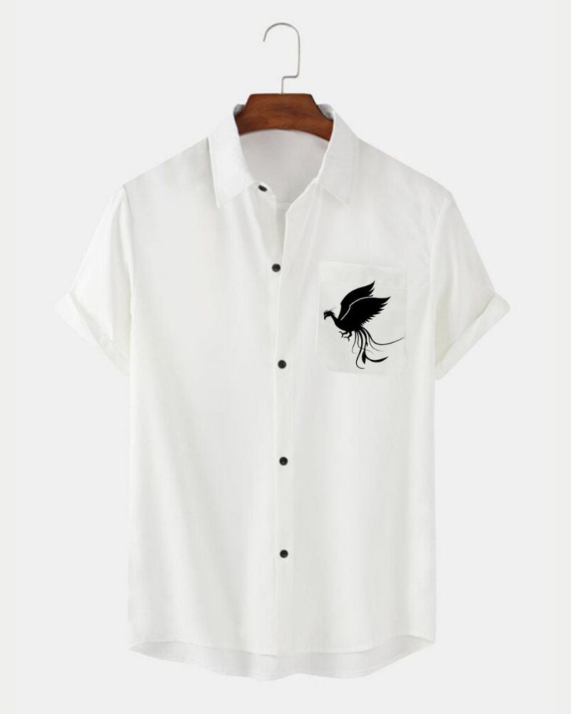 Mystic Wing Pocket Shirt-Cotton Folk