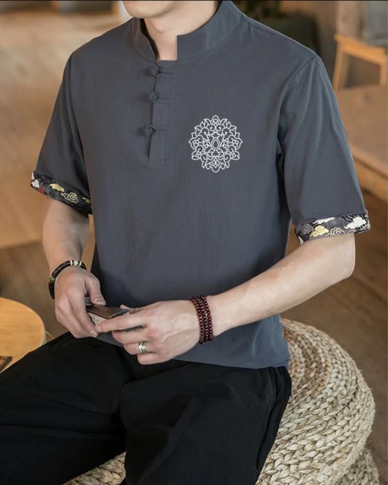 Eclipse Crest Shirt-Cotton Folk