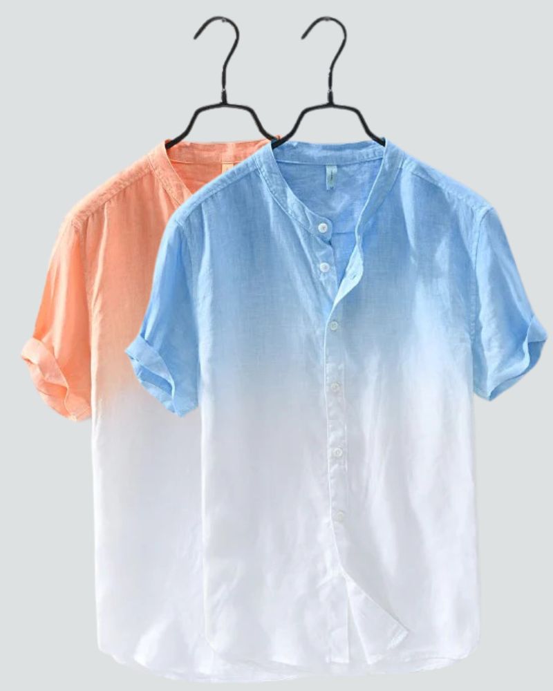 Pack of 2 Ombre Luxe Cotton Shirts