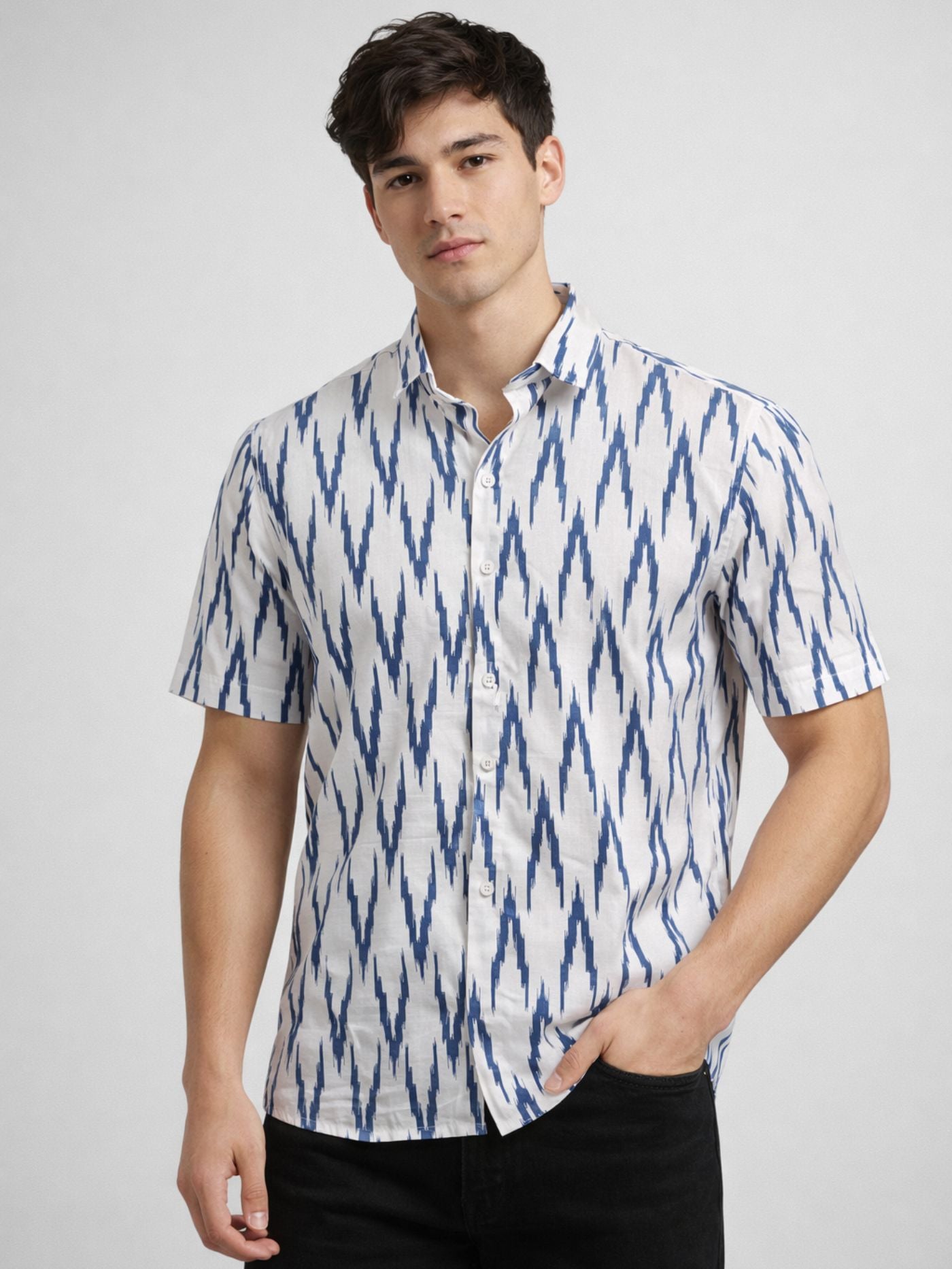 Ikat Wave Shirt
