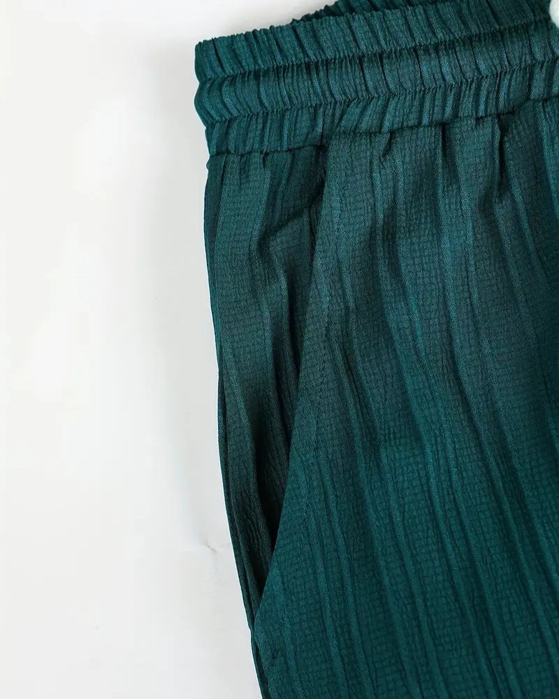 Men's Co-ord Set in Green Color
