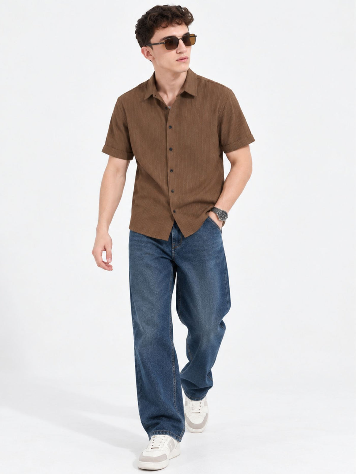earthy tone shirt for men