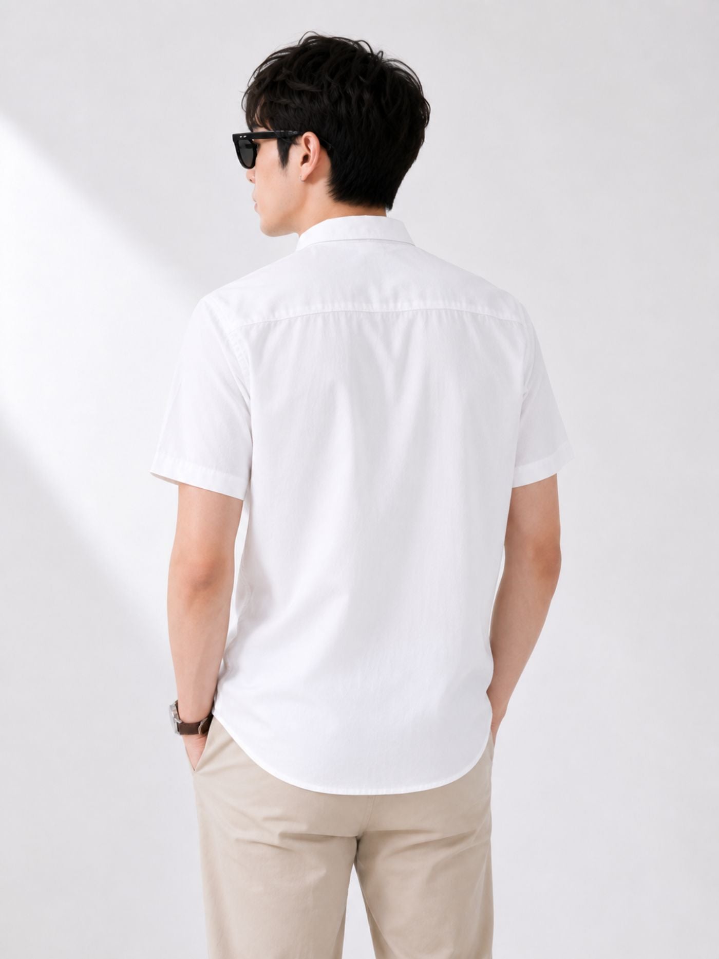 Premium Resort Wear White Shirt
