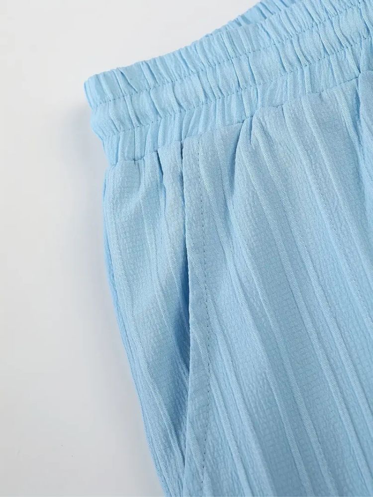 men's sky blue co ord set