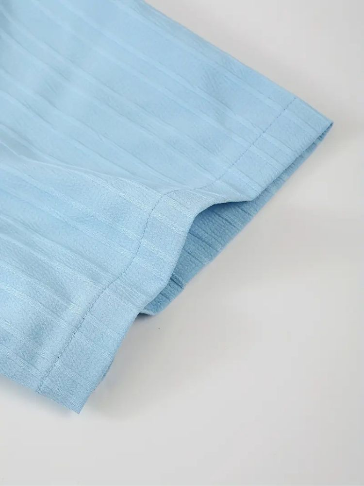 men's sky blue co ord set