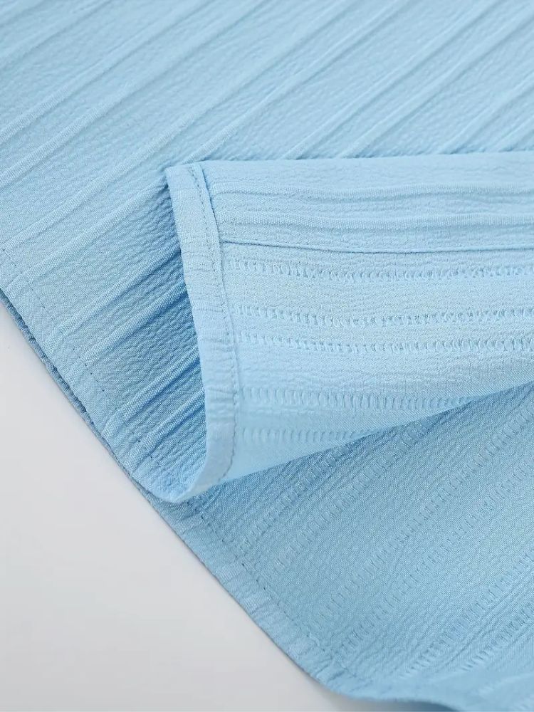 men's sky blue co ord set