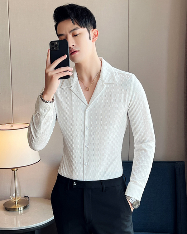 White Designer Party Wear Shirt