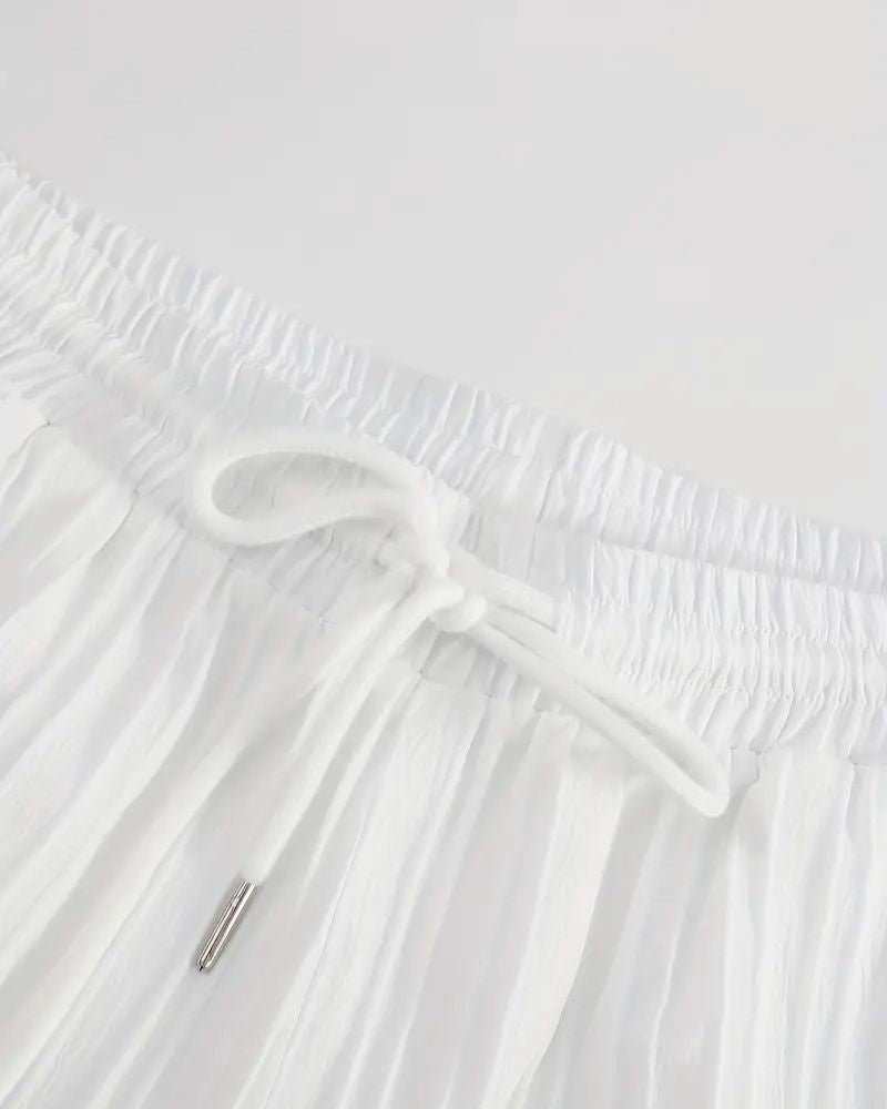 White hanger on a white background