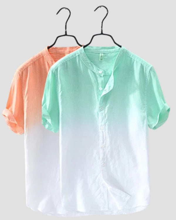 Pack of 2 Ombre Luxe Casual Shirts