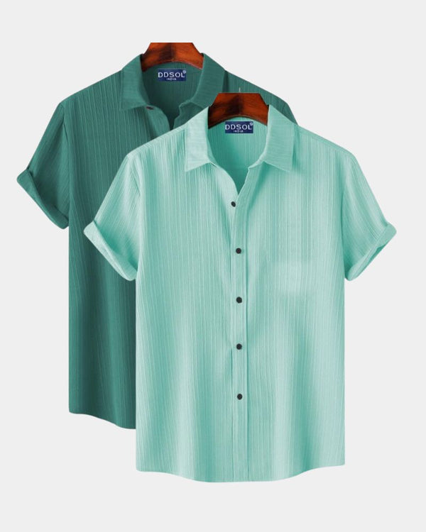 OceanMist Men's Breezy Duo Shirt Combo