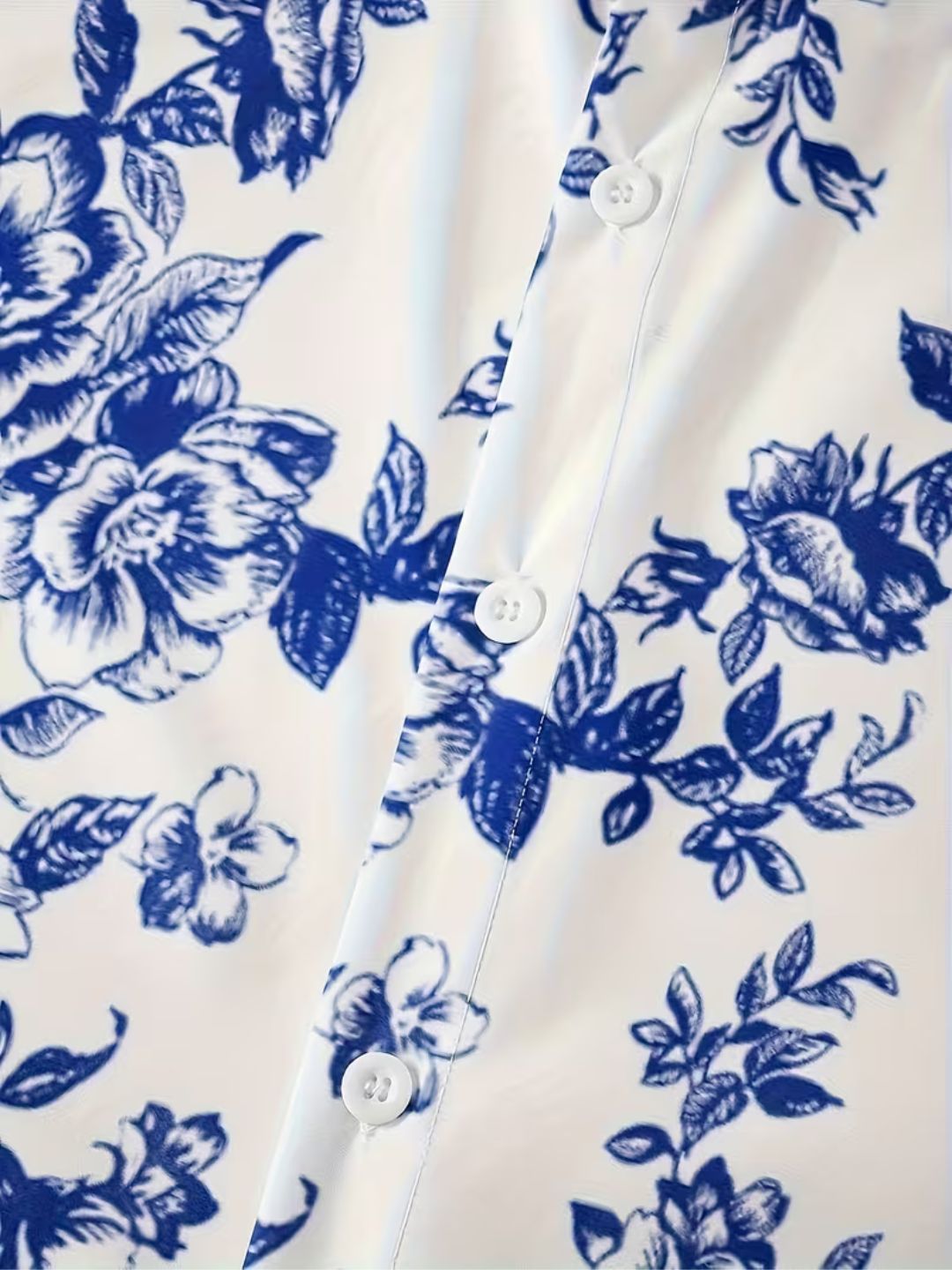 Coastal Bloom Printed Shirt for Men