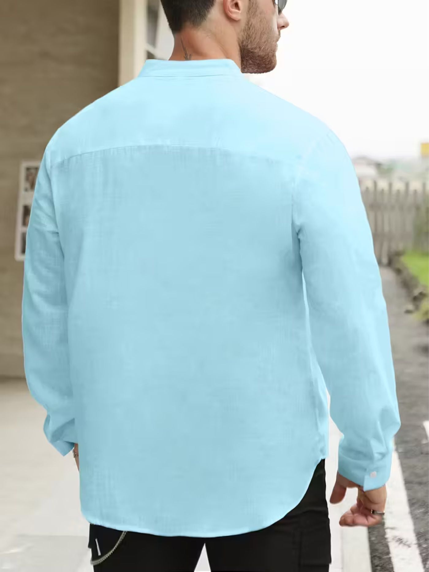 365 Air Shirt Seabreeze back view
