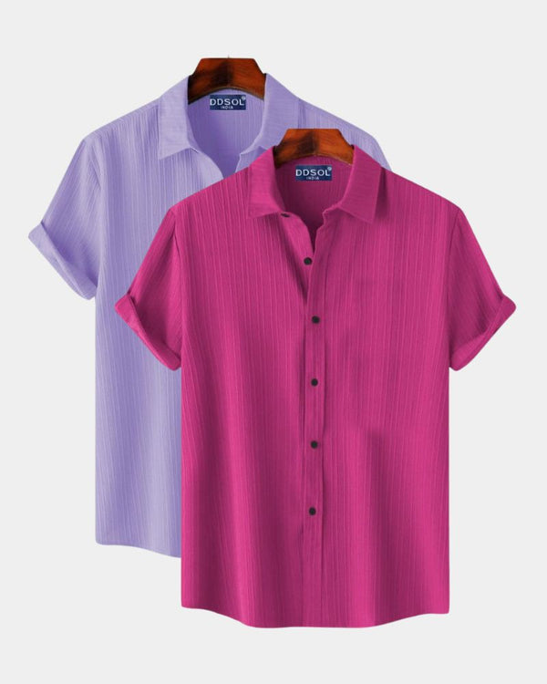 ColorPop Men's Premium Casual Shirt Combo