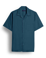 Men's Teal Pinstripe Casual Shirt