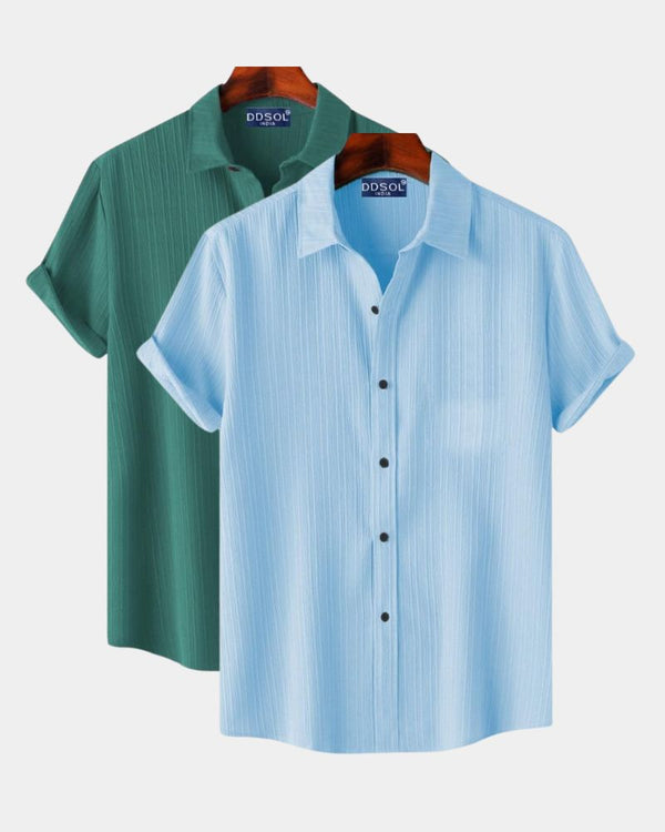 Pack of 2 Timeless Twill Shirts Combo