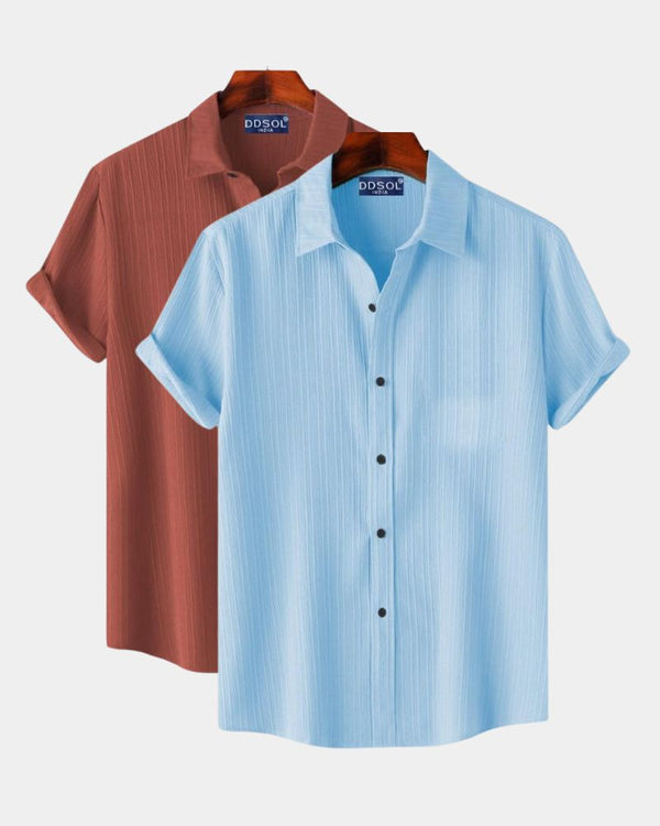 Pack of 2 Urban Casual Shirt Combo