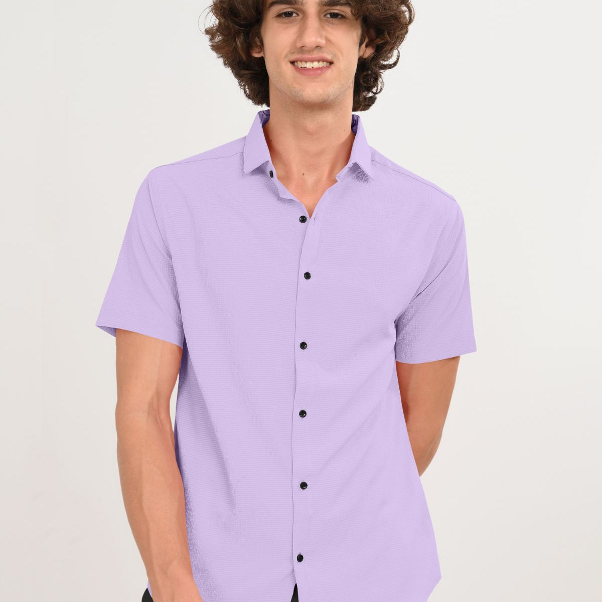 sachin and babi light blue dress Cute Chiffon Short Light Purple Knee Length Formal Dress, Light Purple   Formaldressy