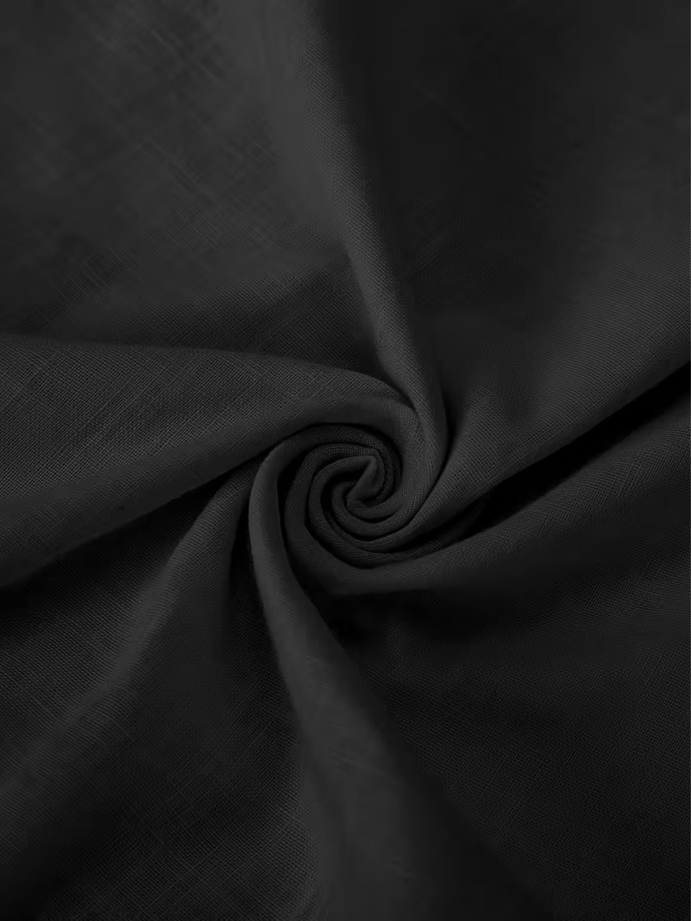 Lightweight breathable black shirt fabric texture