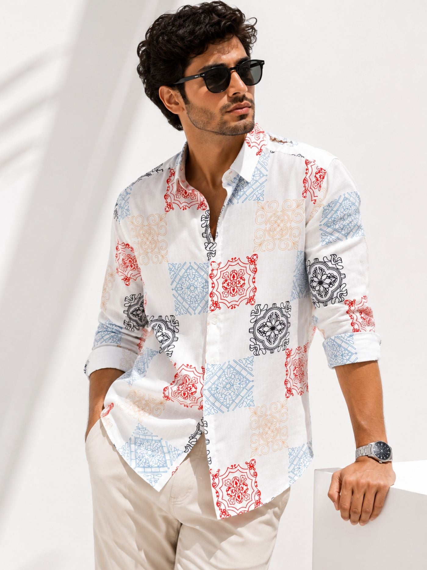 modern printed shirt for men online