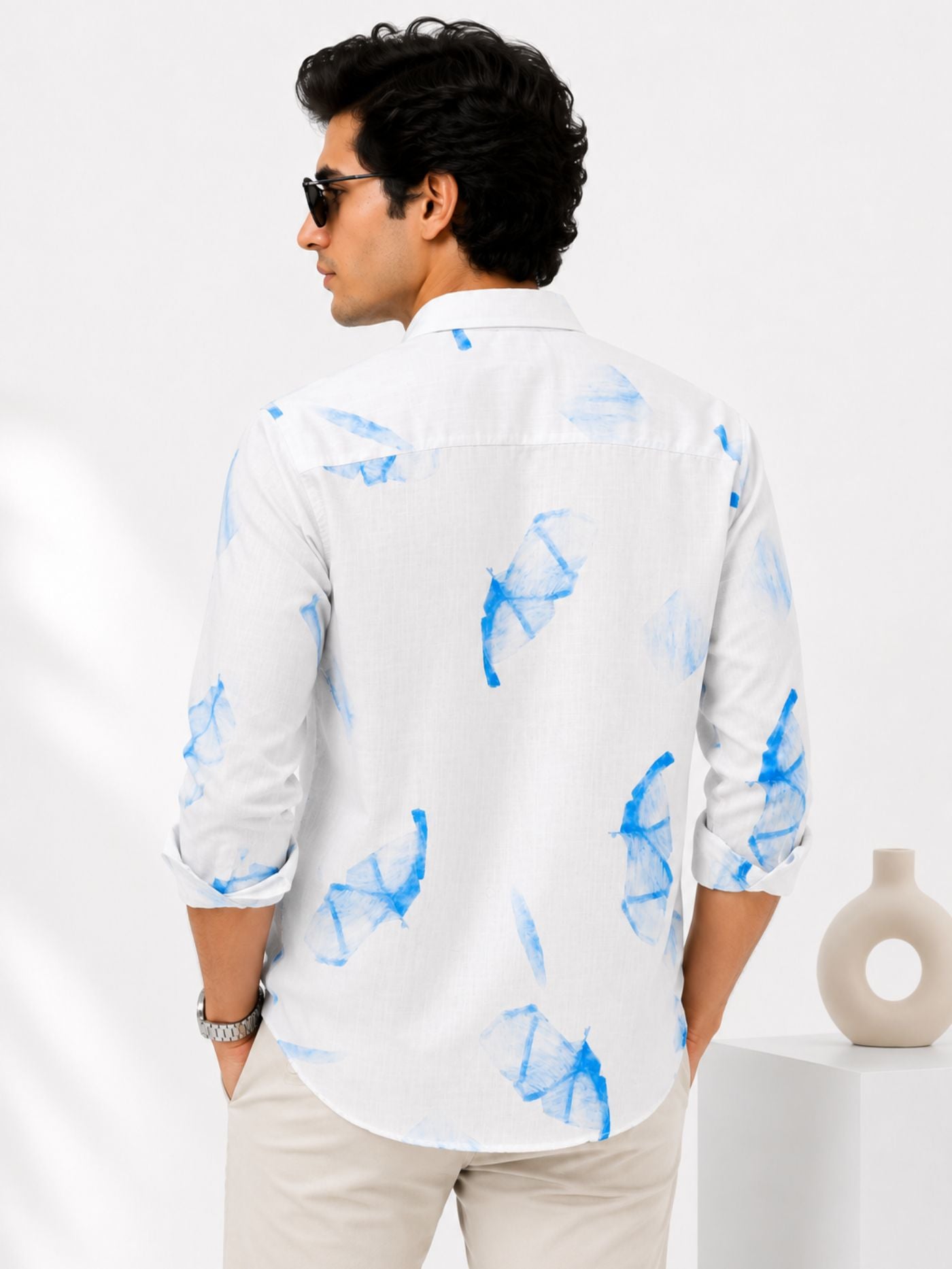 full-sleeve travel shirt for men