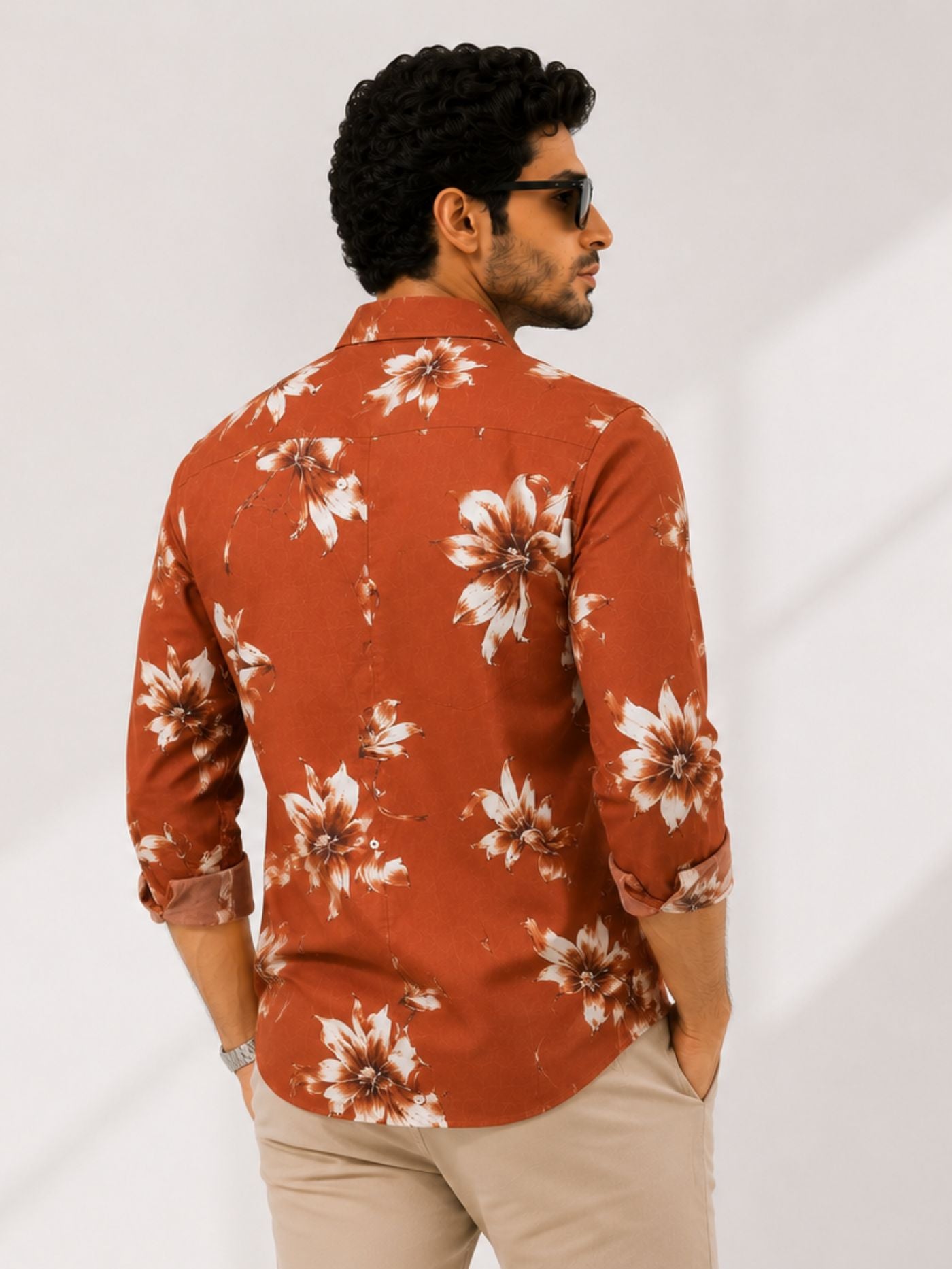 party wear printed shirt