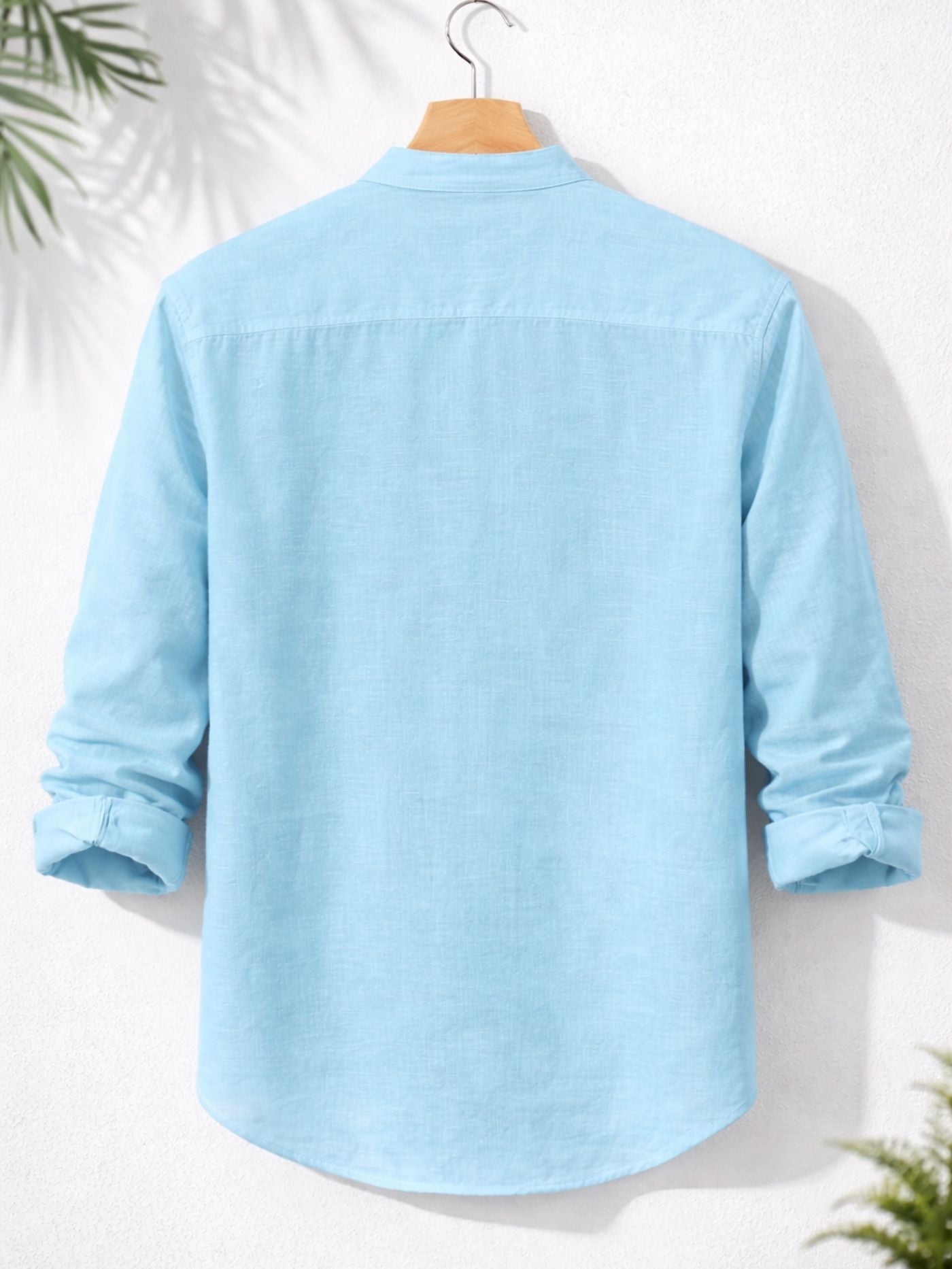 Premium light blue summer shirt for humid climate