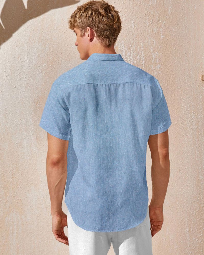 breathable linen shirt

