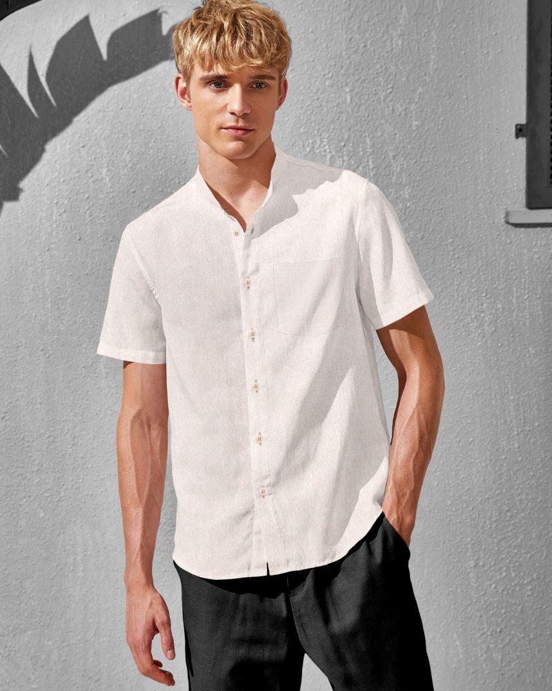 short sleeve men's shirt